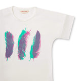 One of our favorite girls graphic tees. Made from 100% organic cotton fabric, cut and sewn in LA. 