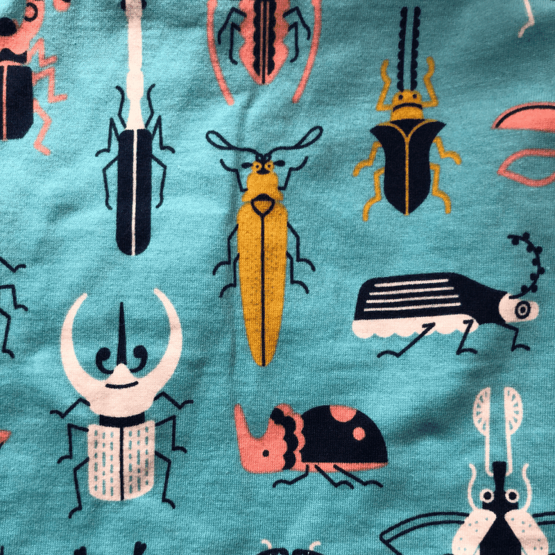 Frankie T-shirt - Beetle Mania Print - Pre-Loved - Size 6