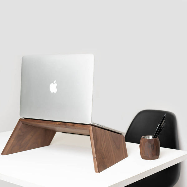 Laptop MacBook Premium Ergonomic Wood Stand Holder