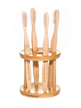 Bamboo Counter-Top Toothbrush Holder