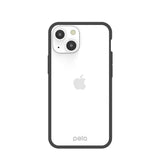 Clear iPhone 13 Mini Case with Black Ridge