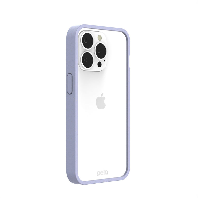 Clear iPhone 13 Pro Case with Lavender Ridge
