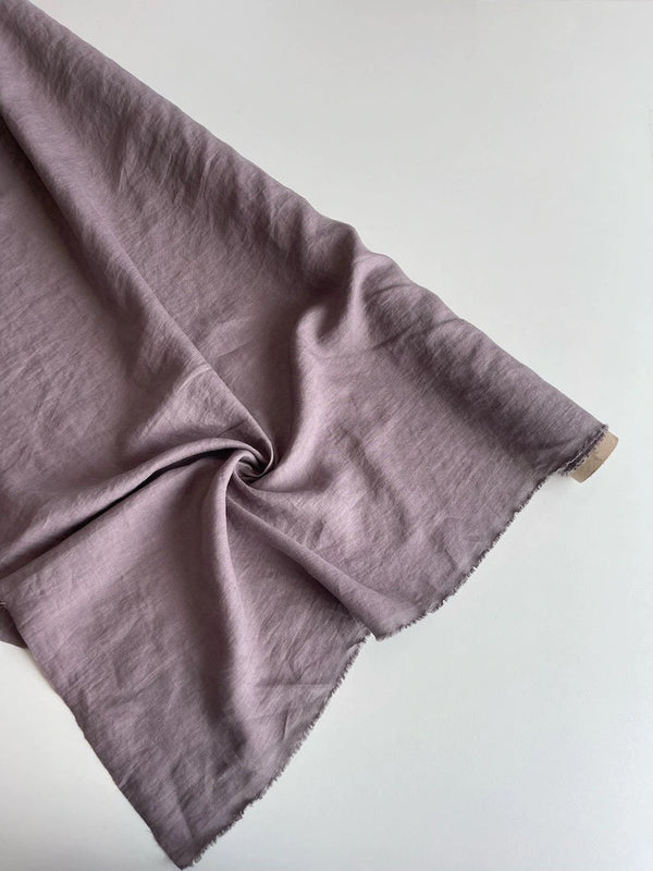Dusty Lavender 95" / 240 cm linen fabric