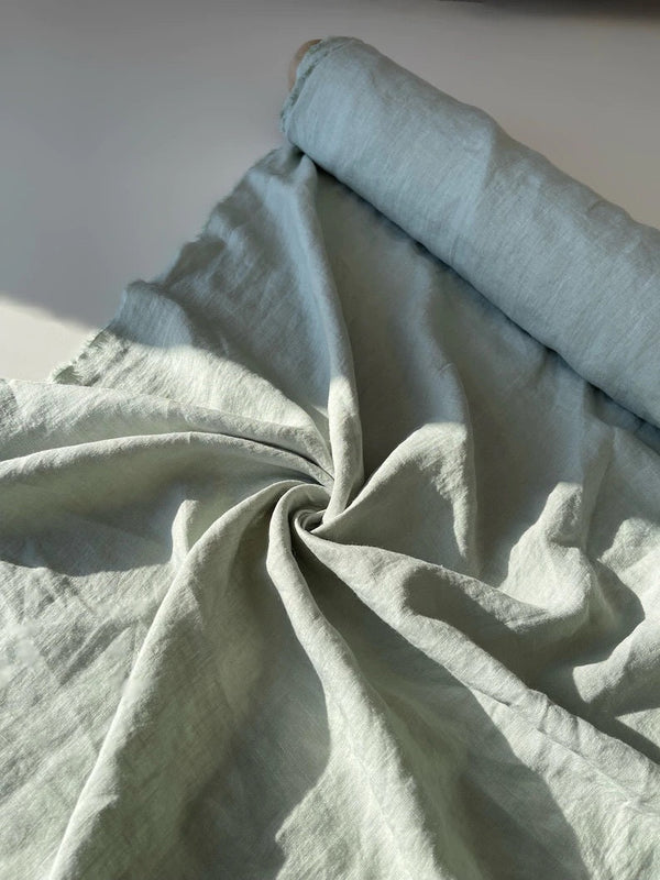 Sage Green 95" / 240 cm linen fabric