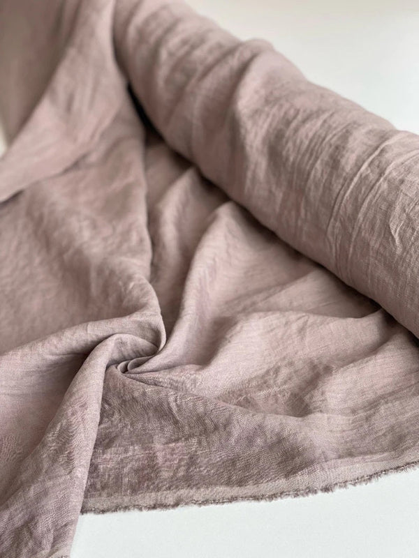 Rosy Brown 95" / 240 cm linen fabric