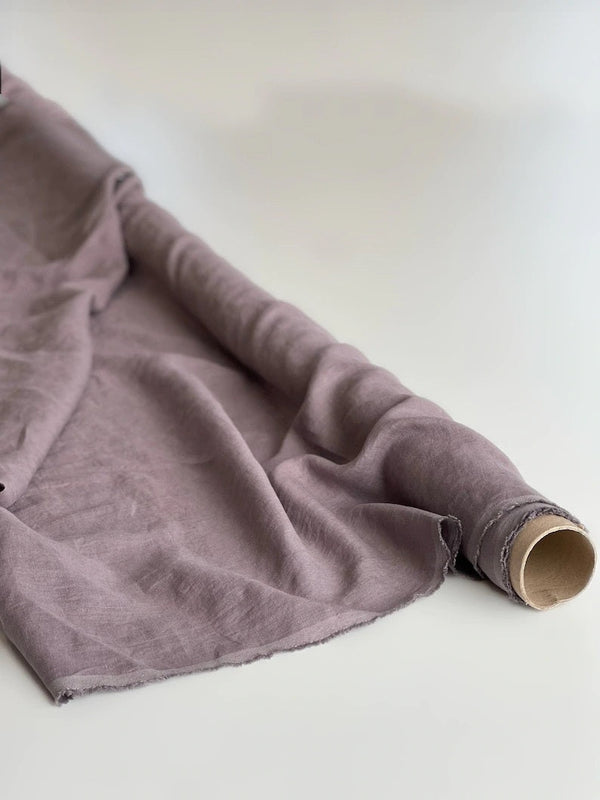 Dusty Lavender 95" / 240 cm linen fabric