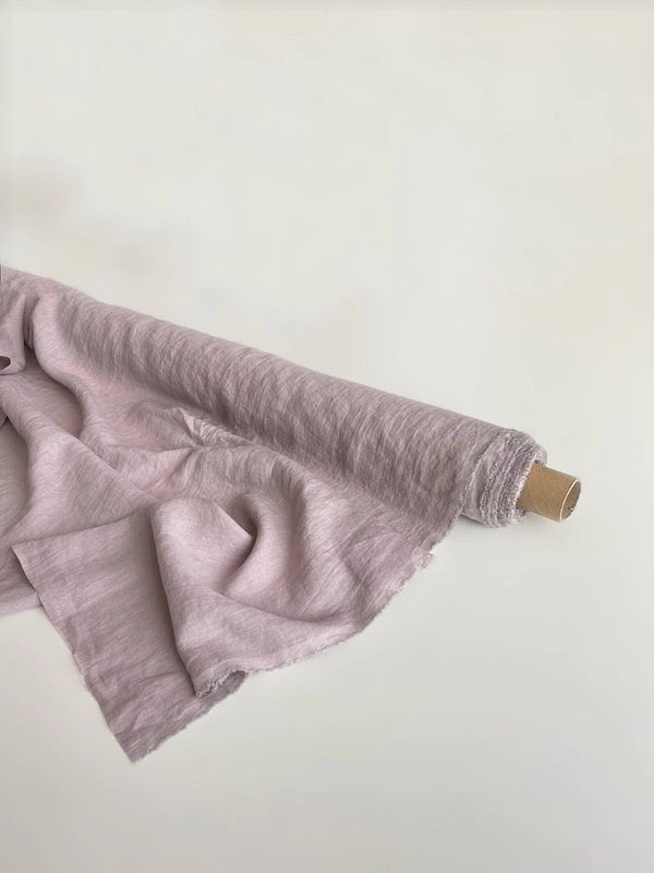 Dusty Rose 95" / 240 cm linen fabric