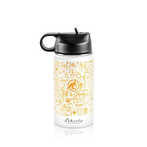 Jill and Joey 12oz Insulated Bottle