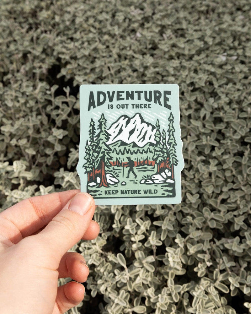 Adventure Out There Hiker | Sticker