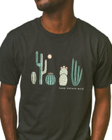 Keep Nature Wild Tee Cactus Friends Unisex Tee | Coal