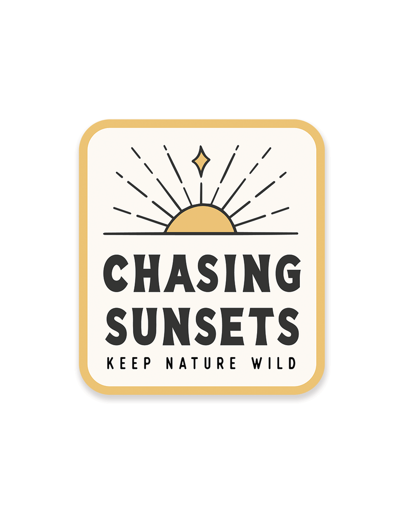 Keep Nature Wild Sticker Chasing Sunsets | Sticker