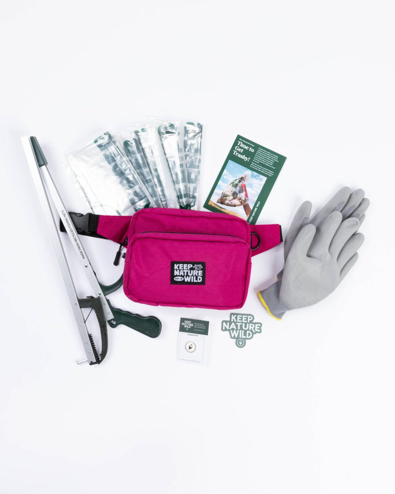 Deluxe Fanny Pack Cleanup Kit | Fuchsia (WKA Gear)