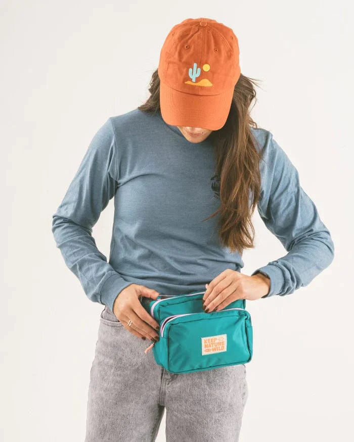 Fanny Pack + Stickers Bundle | Teal/Lavender