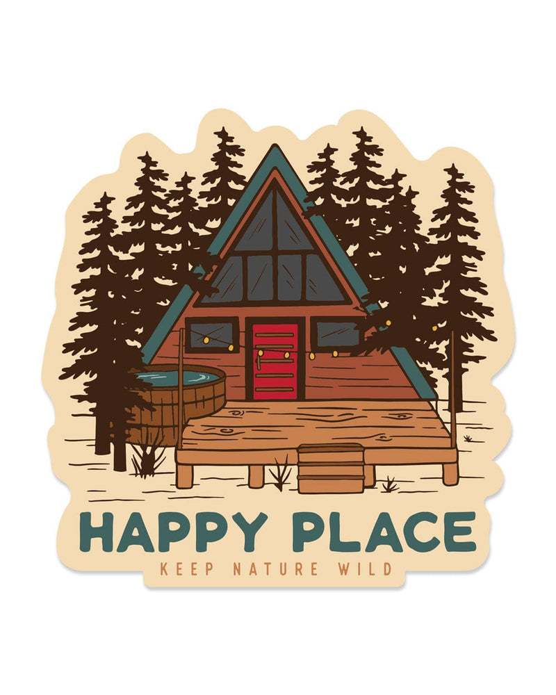 Keep Nature Wild Sticker Happy Place | Sticker