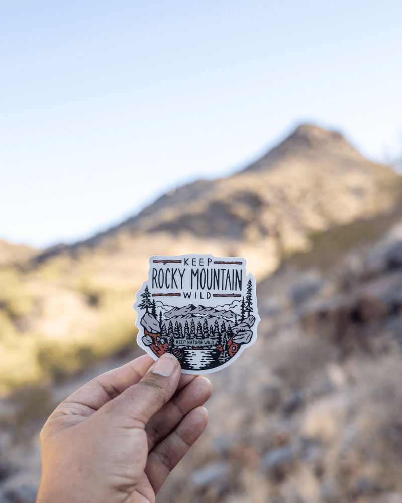 Keep Nature Wild Sticker Keep Rocky Mountain Wild | Sticker