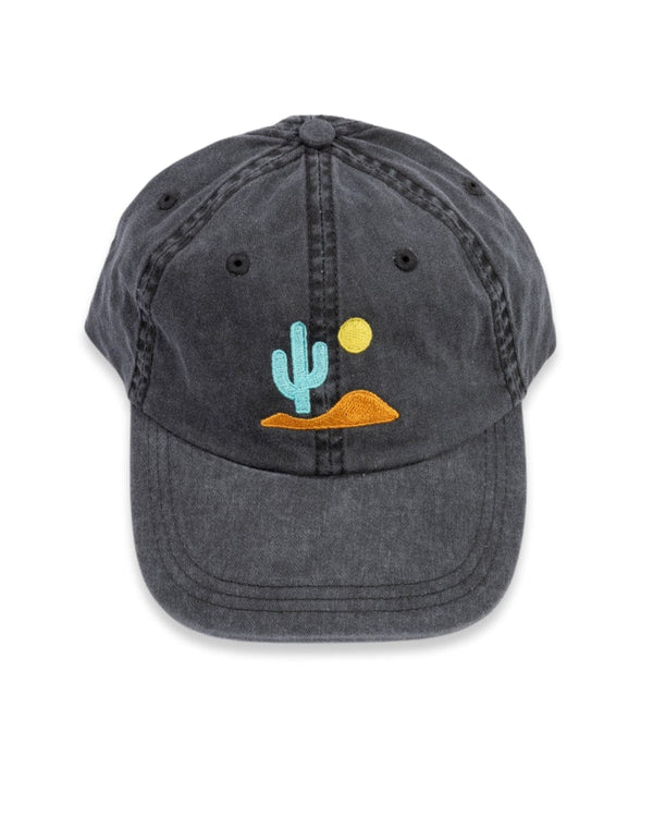 Keep Nature Wild Hat Lone Cactus Dad Hat | Faded Black