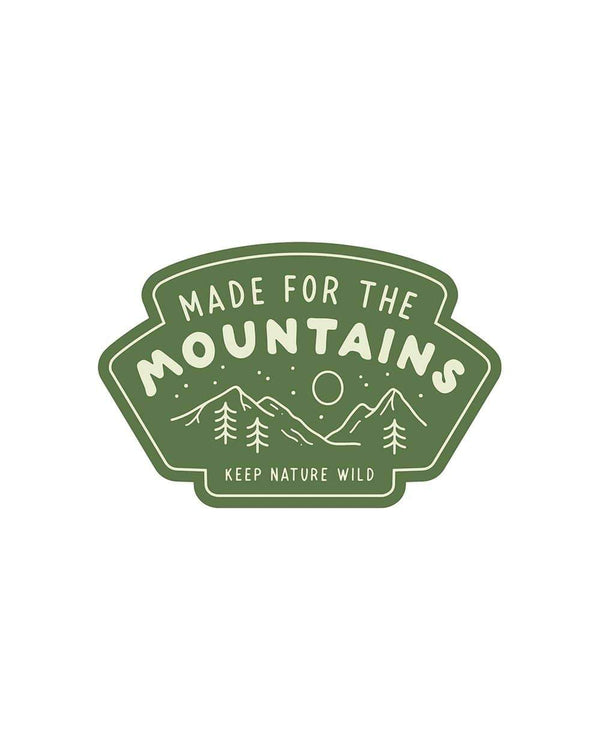 Keep Nature Wild Sticker Made for the Mountains | Sticker