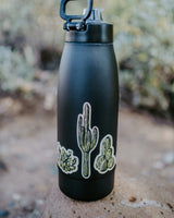 Nature Study Water Bottle Sticker Pack | Cacti