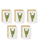 Keep Nature Wild Greeting Card 5 Pack Rockin' Saguaro | Greeting Card