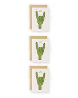 Keep Nature Wild Greeting Card 3 Pack Rockin' Saguaro | Greeting Card