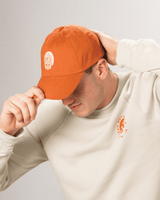 Saguaro Badge Dad Hat | Burnt Orange