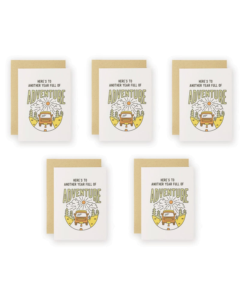 Keep Nature Wild Greeting Card 5 Pack Say Yes to Another Year of Adventure | Greeting Card