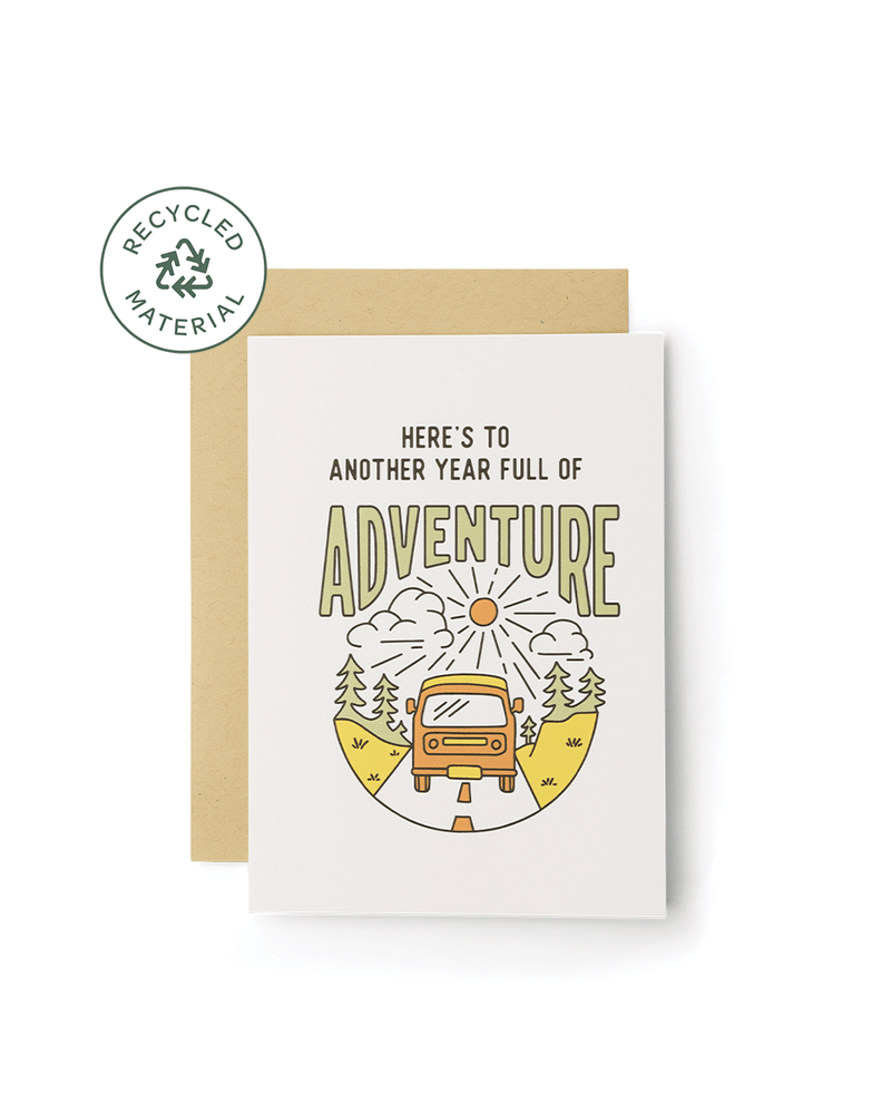 Keep Nature Wild Greeting Card Say Yes to Another Year of Adventure | Greeting Card