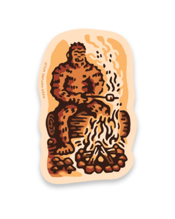 Squatch Fall Campfire | Sticker