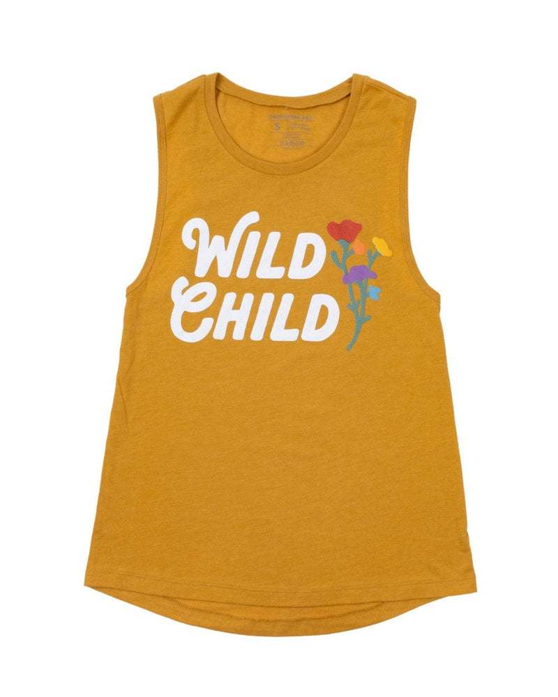 Wild Child Pride Women's Muscle Tank | Mustard