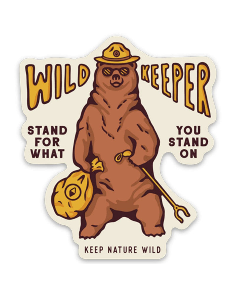 Keep Nature Wild WKA Gear Wild Keeper Bear | Sticker