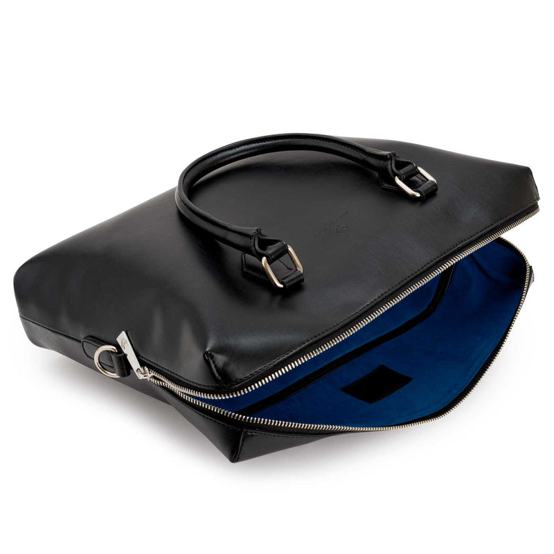 The Amalfi Laptop Briefcase in Black