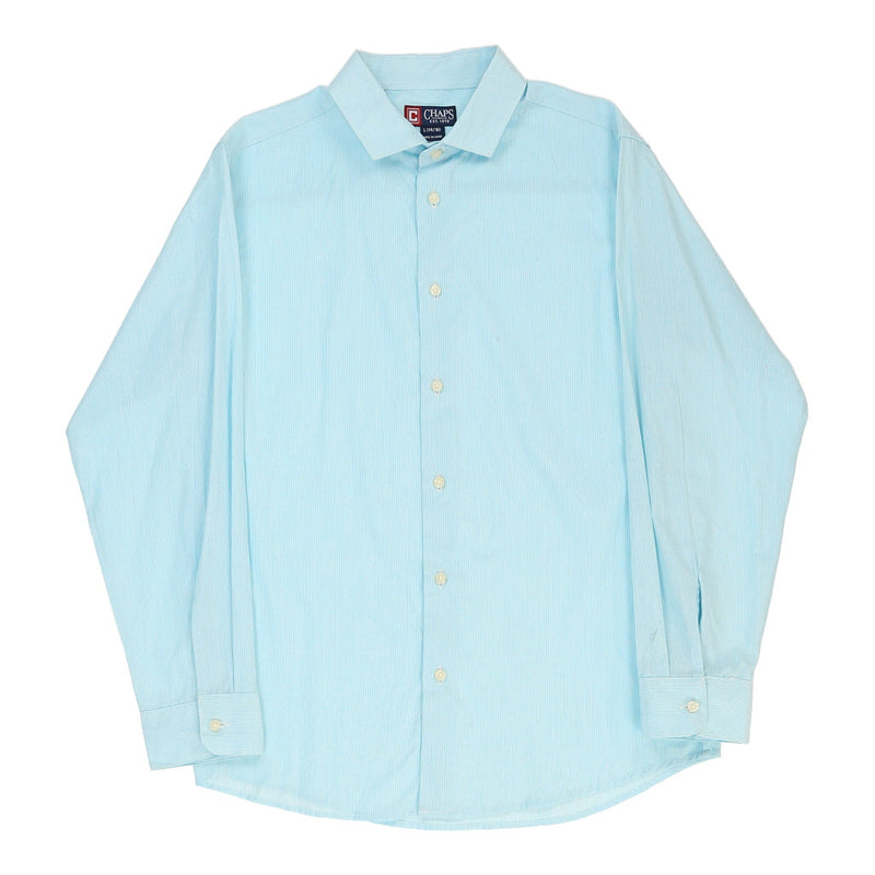 Vintage Chaps Ralph Lauren Shirt - XS Blue Cotton - Thrifted.com