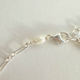 Lily Chain Bracelet Silver