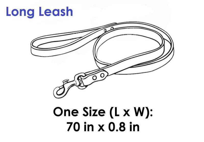 Amalfi Apple Leather Long Leash