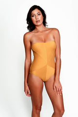 Hannah Bandeau One Piece Swimsuit With Removable Straps