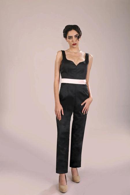 Natalia Satin Jumpsuit
