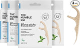 Plant-based Floss Picks - Mint Single Thread (200 pcs)