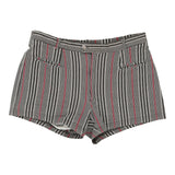 Dolce & Gabbana Striped Swim Shorts - 28W 3L Grey Cotton Blend