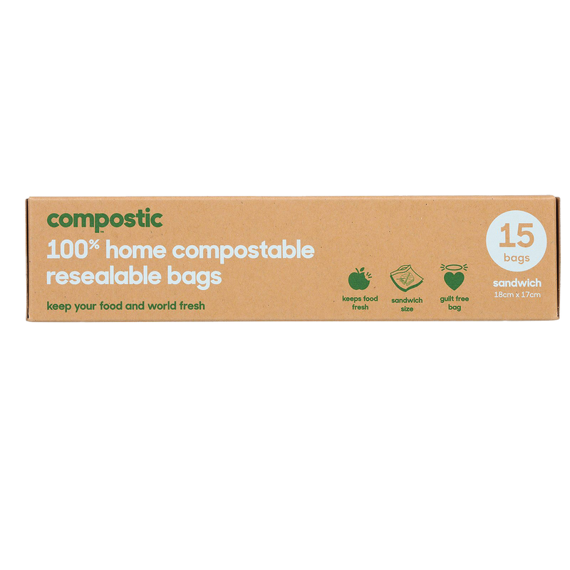 compostic sandwich bags - 15 bags