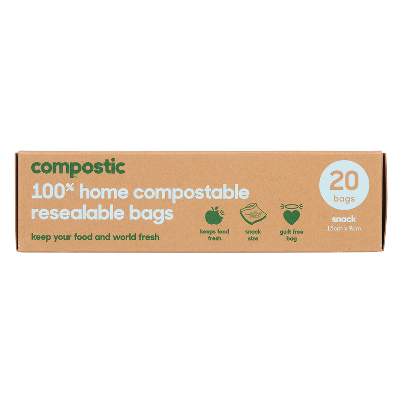 compostic snack bags - 20 bags