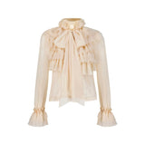 Ruffled Chiffon Blouse