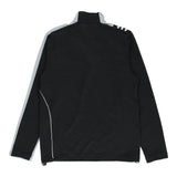 Vintage Adidas 1/4 Zip - 2XL Black Polyester