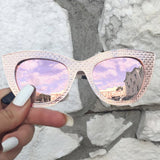 Topfoxx Sunglasses Selena Cat Eye Rose Gold 