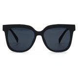 Coco - Sustainable Black Frame Black Lens Wayfarer Sunglasses