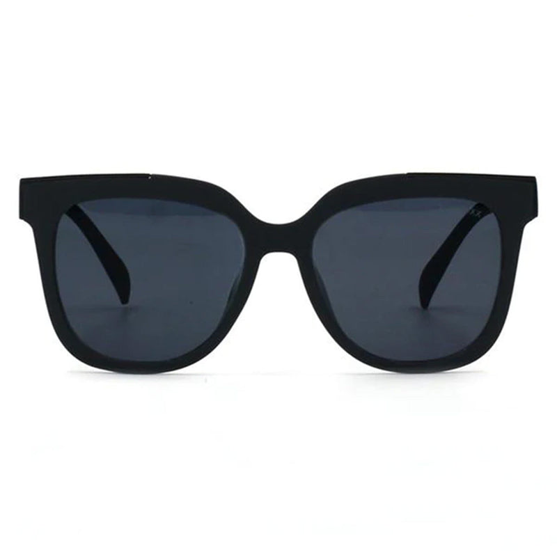 Coco - Sustainable Black Frame Black Lens Wayfarer Sunglasses