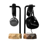 Oakywood Wooden Headphone Stand, Wooden headset holder