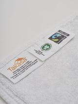 Organic and Fairtrade Cotton Washcloth (Pair) in White#color_white