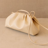 The D Corn Cream Vegan Leather Clutch Handbags ALOHAS