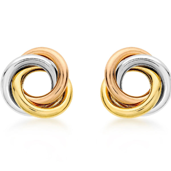 Mixed Gold Russian Ring Earrings
