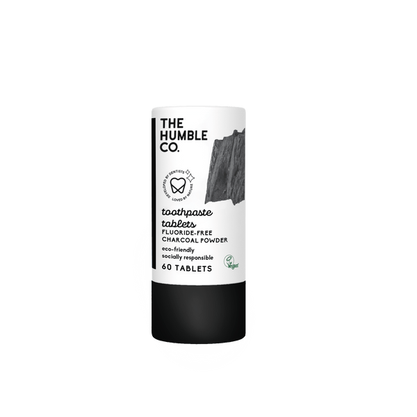 Toothpaste tablets fluoride-free Charcoal - humble-usa